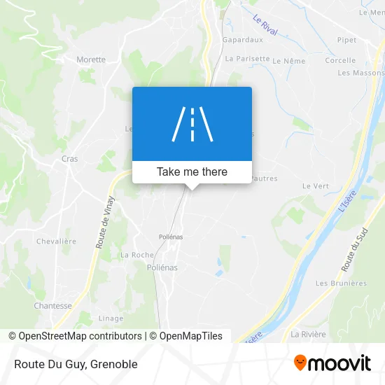 Route Du Guy map