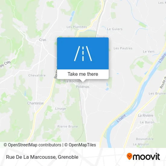 Rue De La Marcousse map
