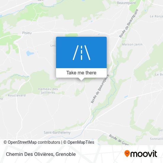 Chemin Des Olivières map