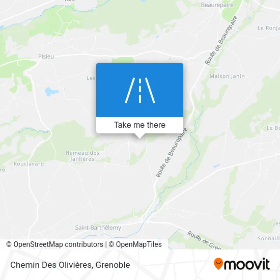 Chemin Des Olivières map