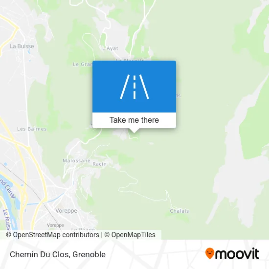 Chemin Du Clos map