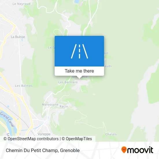 Chemin Du Petit Champ map