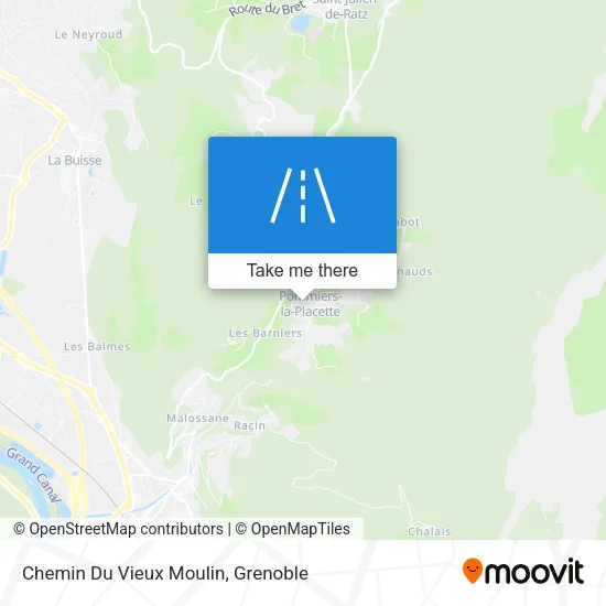 Chemin Du Vieux Moulin map