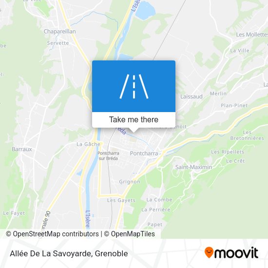 Allée De La Savoyarde map