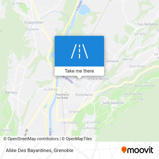 Allée Des Bayardines map