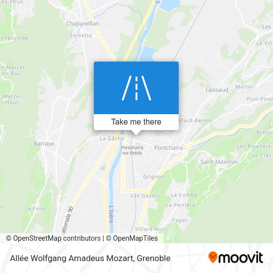 Allée Wolfgang Amadeus Mozart map