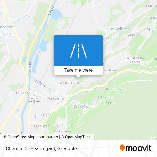 Chemin De Beauregard map
