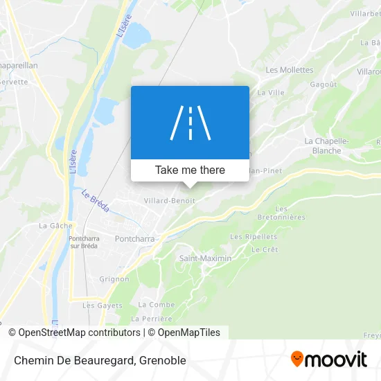 Chemin De Beauregard map
