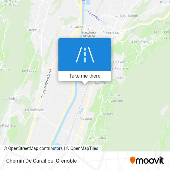 Chemin De Caraillou map