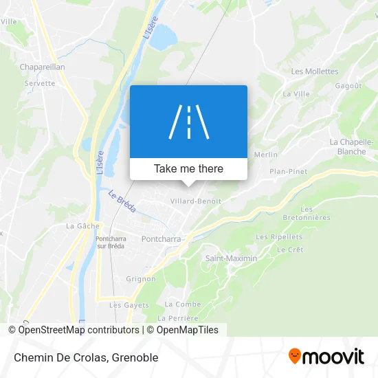 Chemin De Crolas map