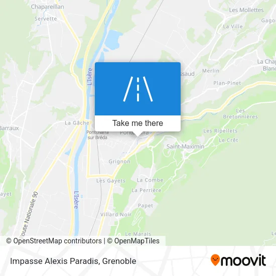 Impasse Alexis Paradis map