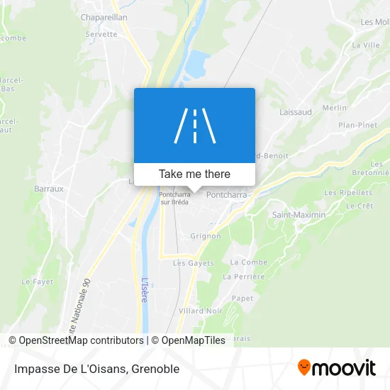 Impasse De L'Oisans map
