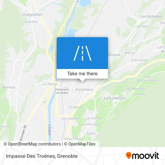 Impasse Des Troënes map