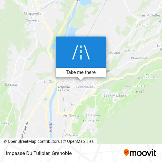 Impasse Du Tulipier map