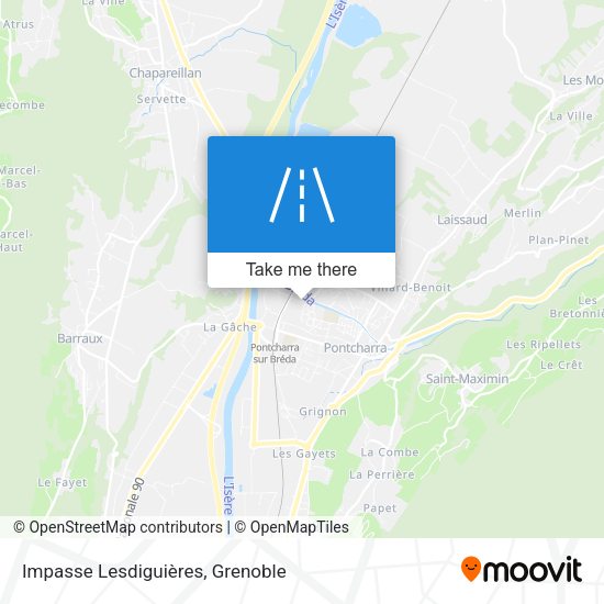 Impasse Lesdiguières map