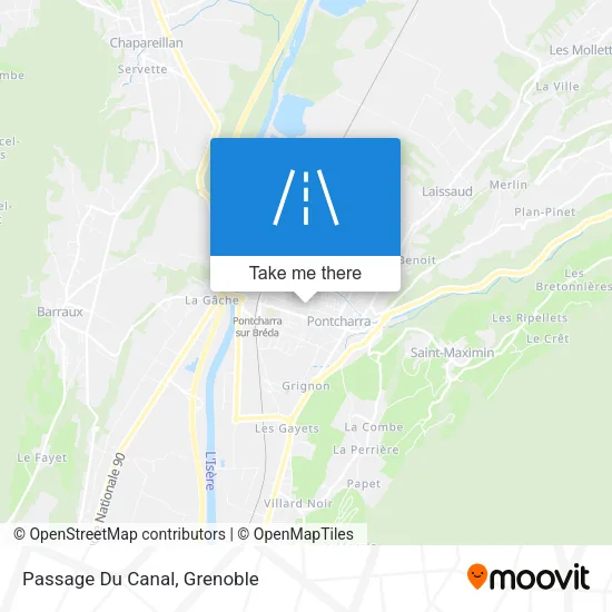 Passage Du Canal map