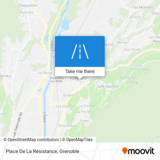 Place De La Résistance map