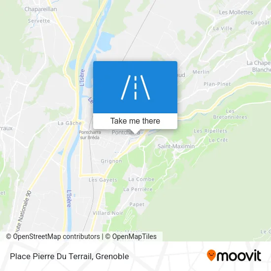 Place Pierre Du Terrail map