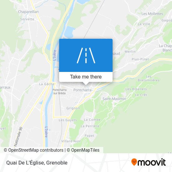 Quai De L'Église map