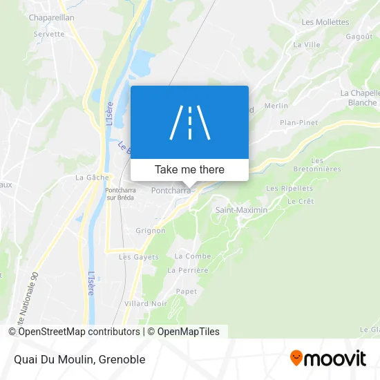 Quai Du Moulin map