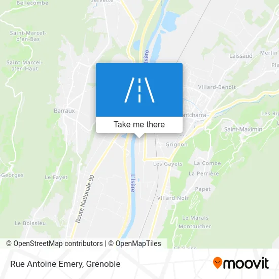 Rue Antoine Emery map