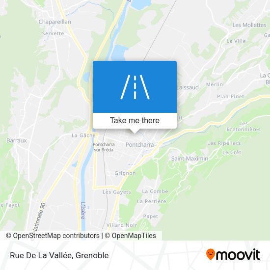 Rue De La Vallée map
