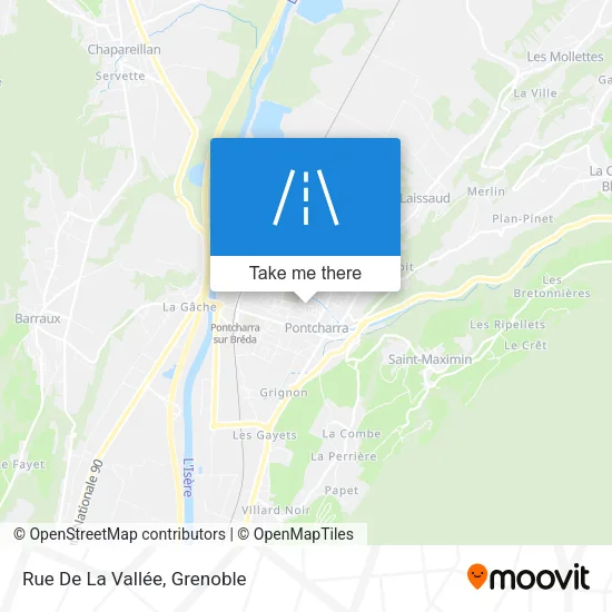 Rue De La Vallée map