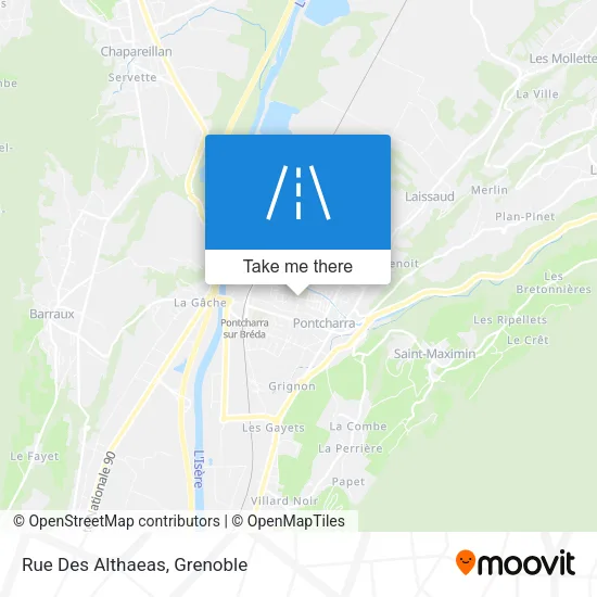 Rue Des Althaeas map