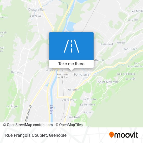 Rue François Couplet map