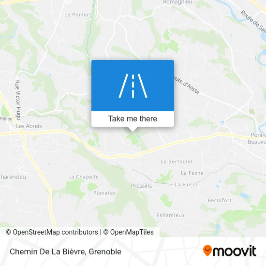 Chemin De La Bièvre map
