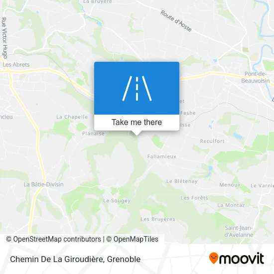 Chemin De La Giroudière map