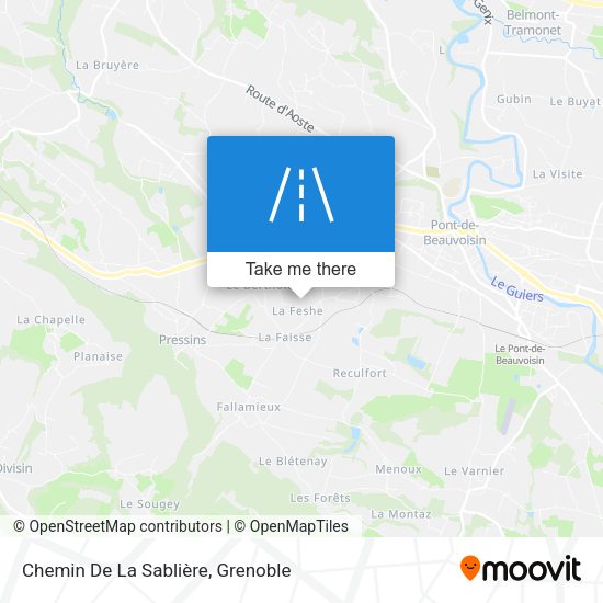 Chemin De La Sablière map