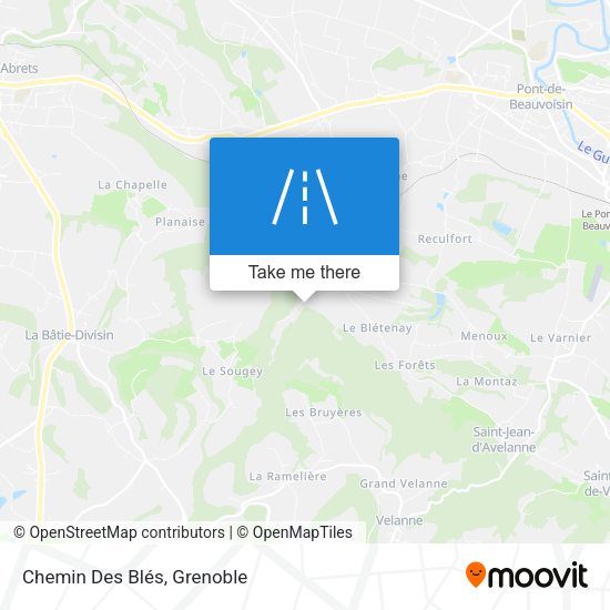 Chemin Des Blés map