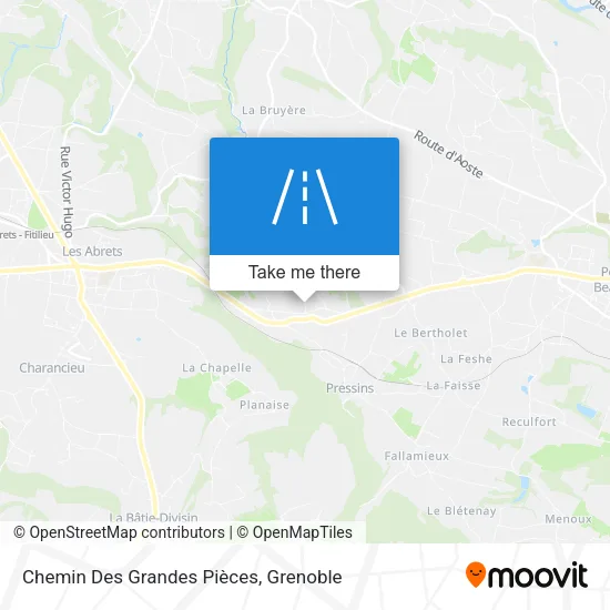 Chemin Des Grandes Pièces map