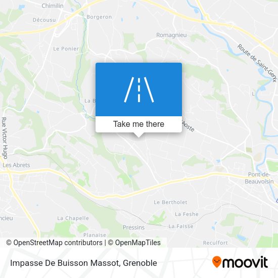 Impasse De Buisson Massot map