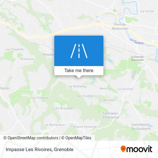 Impasse Les Rivoires map