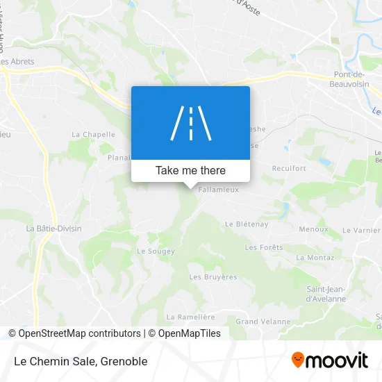 Le Chemin Sale map