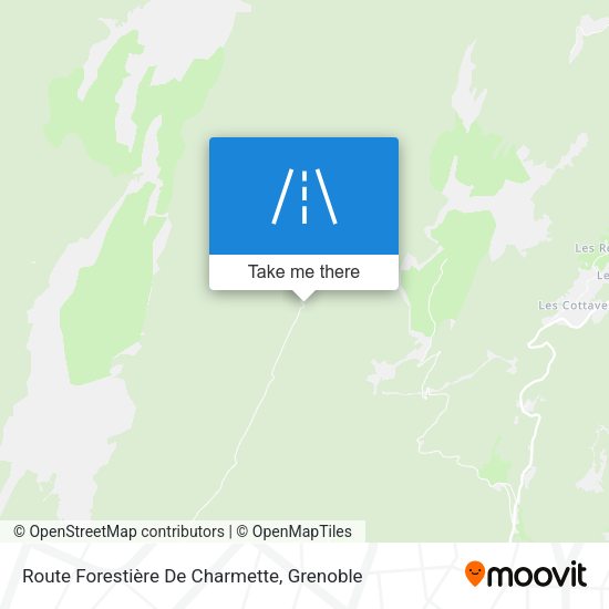 Route Forestière De Charmette map