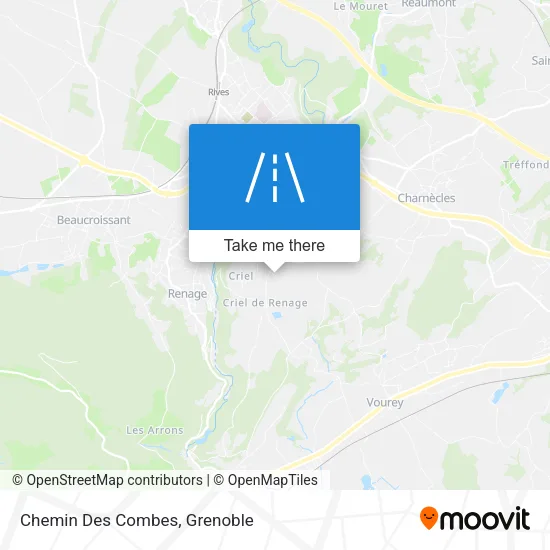 Chemin Des Combes map