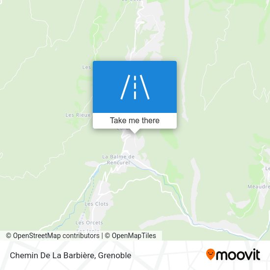 Chemin De La Barbière map