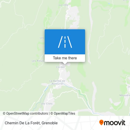Chemin De La Forêt map