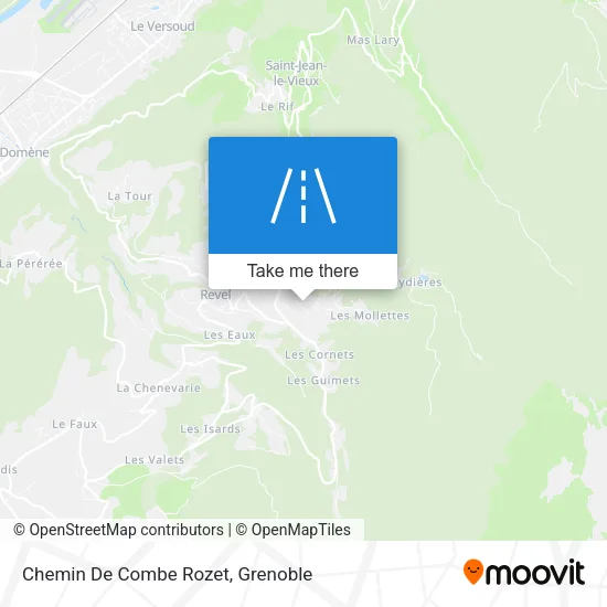 Chemin De Combe Rozet map
