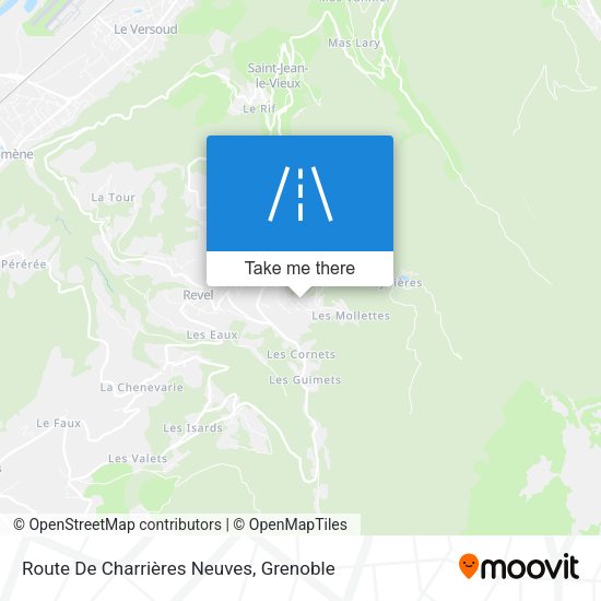 Route De Charrières Neuves map