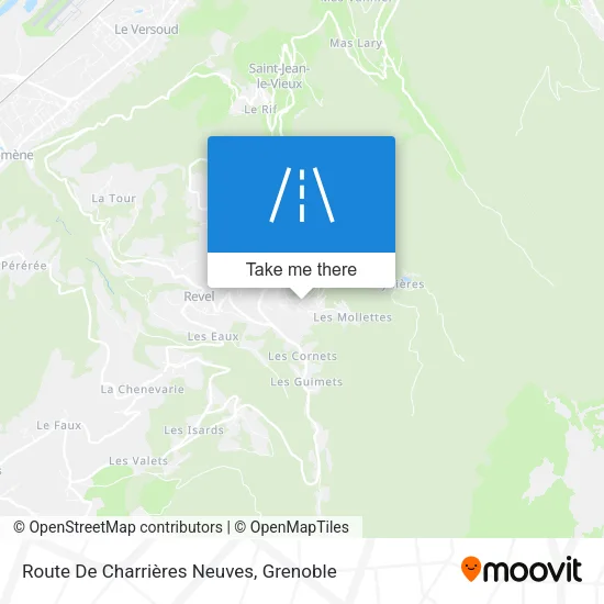 Route De Charrières Neuves map