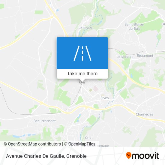 Avenue Charles De Gaulle map