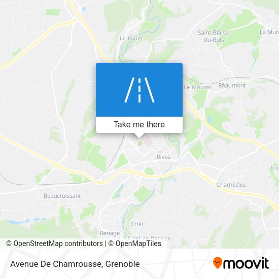 Avenue De Chamrousse map
