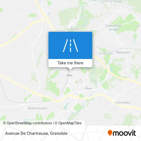 Avenue De Chartreuse map