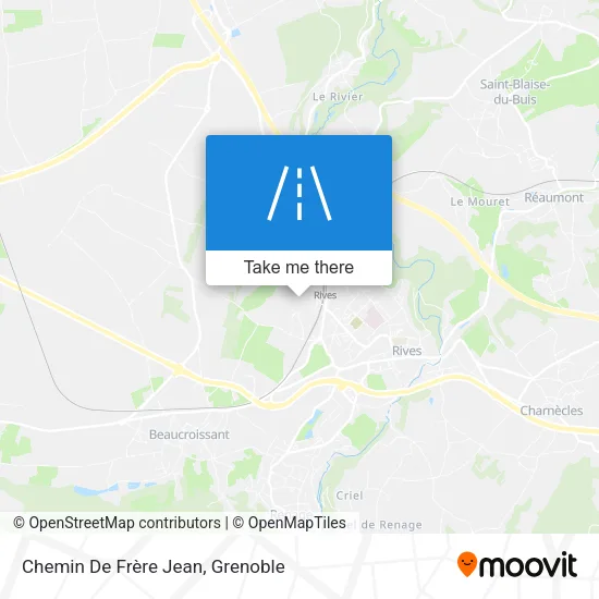 Chemin De Frère Jean map
