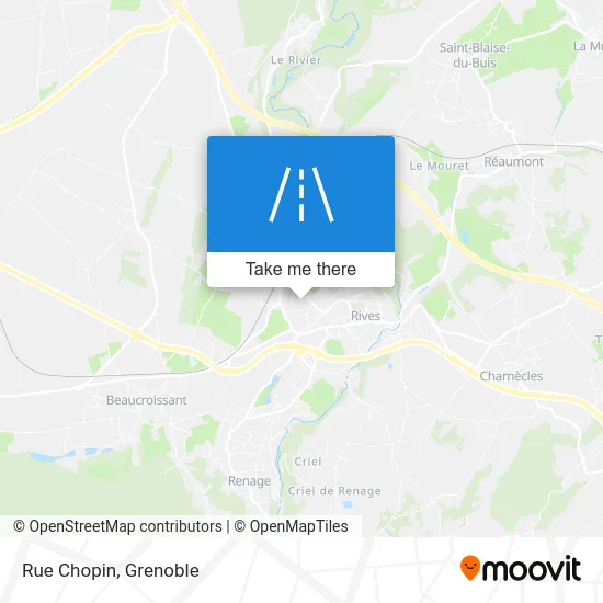 Rue Chopin map