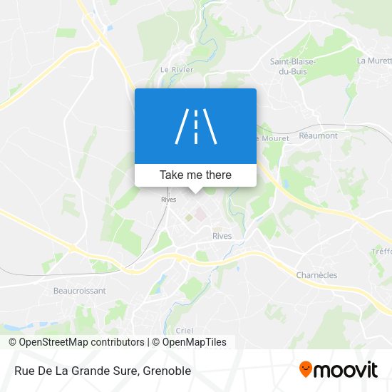 Rue De La Grande Sure map